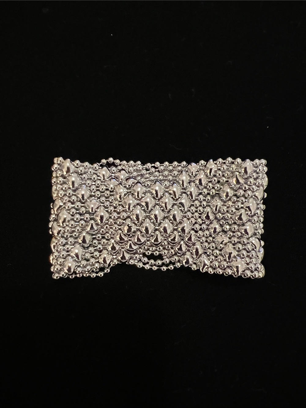 SG Liquid Metal Certified Mesh Cuff Bracelet